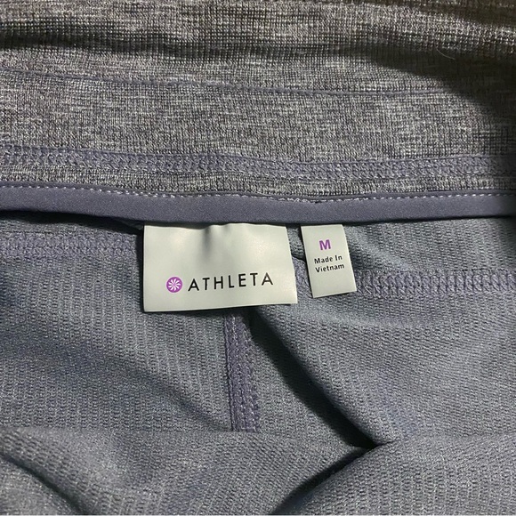 ATHLETA Dark Gray Marled Mini-Skirt with Pockets Size Medium - Picture 5 of 8